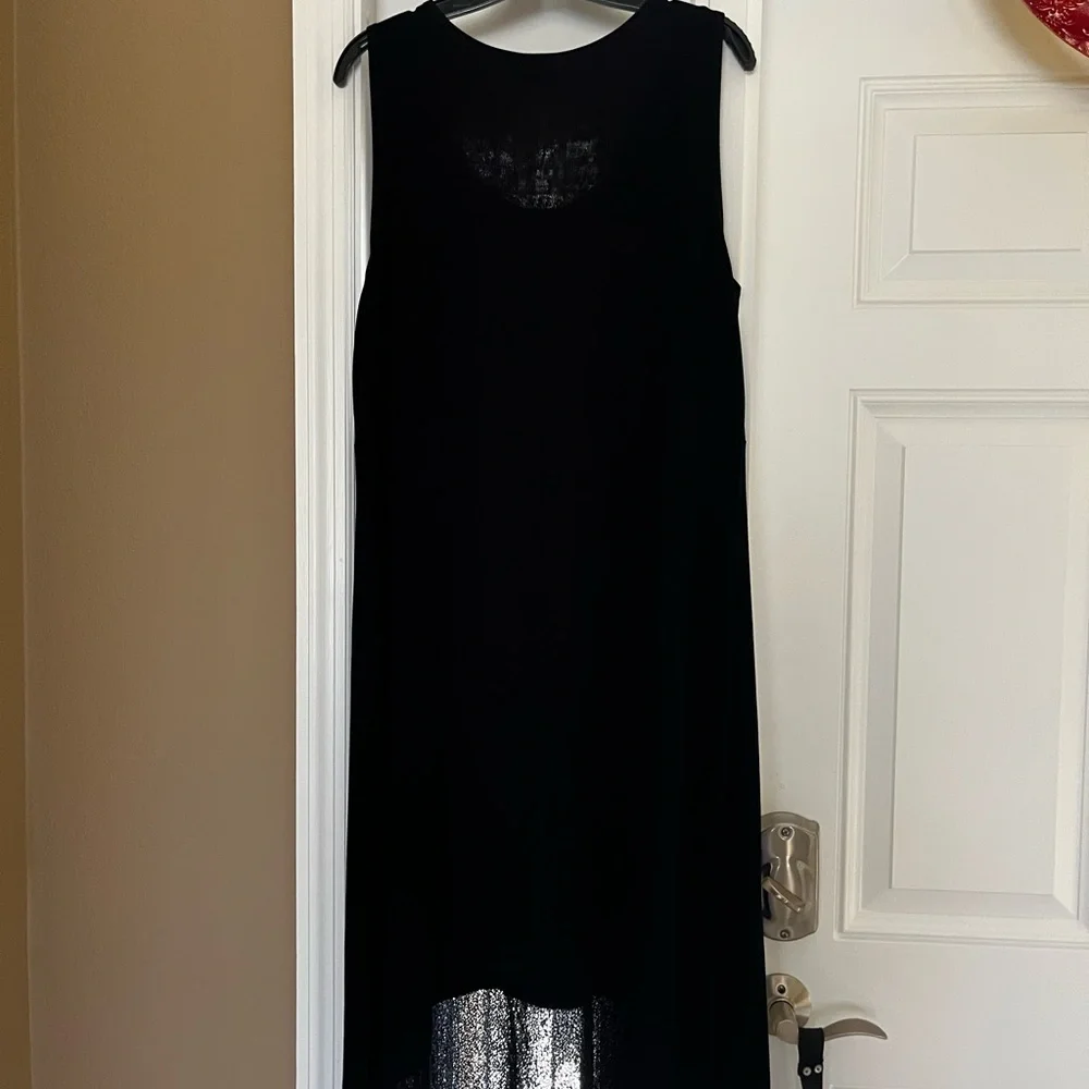 Chico’s Elegant Black High Low Dress - Picture 3 of 5